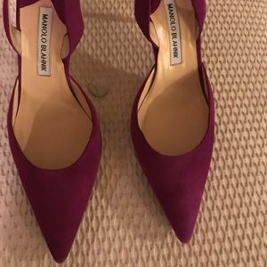 Suede Slingback Shoes
